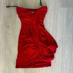 Bebe strapless dress